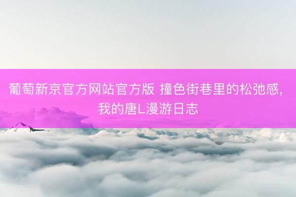 葡萄新京官方网站官方版 撞色街巷里的松弛感， 我的唐L漫游日志