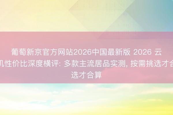 葡萄新京官方网站2026中国最新版 2026 云手机性价比深度横评: 多款主流居品实测， 按需挑选才合算