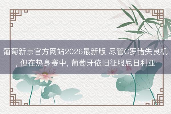 葡萄新京官方网站2026最新版 尽管C罗错失良机, 但在热身赛中, 葡萄牙依旧征服尼日利亚