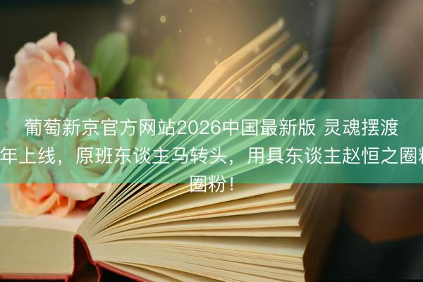 葡萄新京官方网站2026中国最新版 灵魂摆渡十年上线,原班东谈主马转头,用具东谈主赵恒之圈粉!